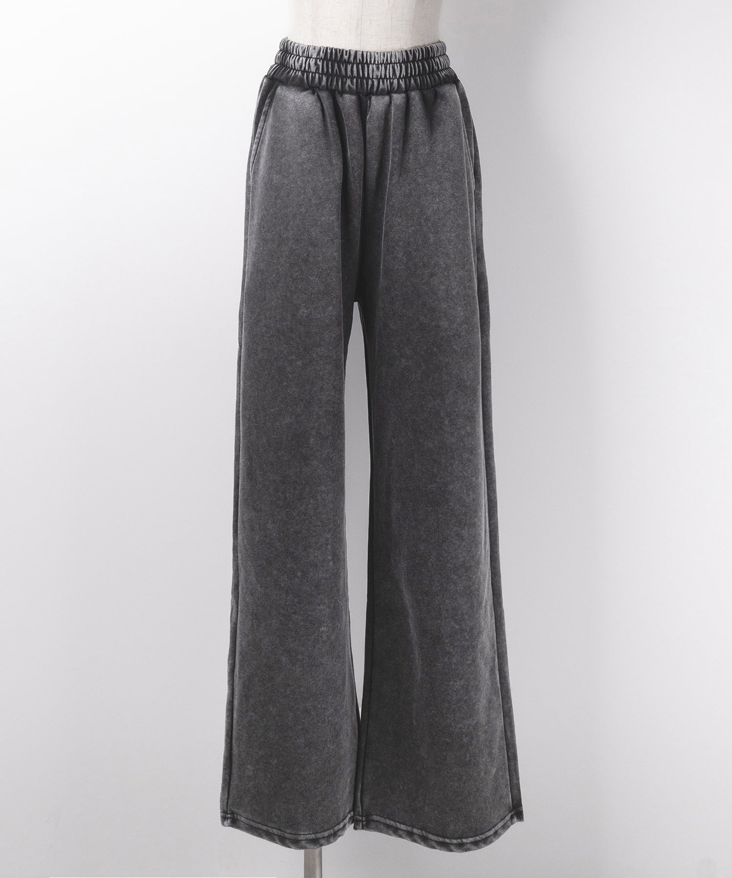 【 セットアップ 】ピグメントヴィンテージショートパーカー ＋ ワイドパンツ SET ／ pigment vintage short hoodie + wide pants SET