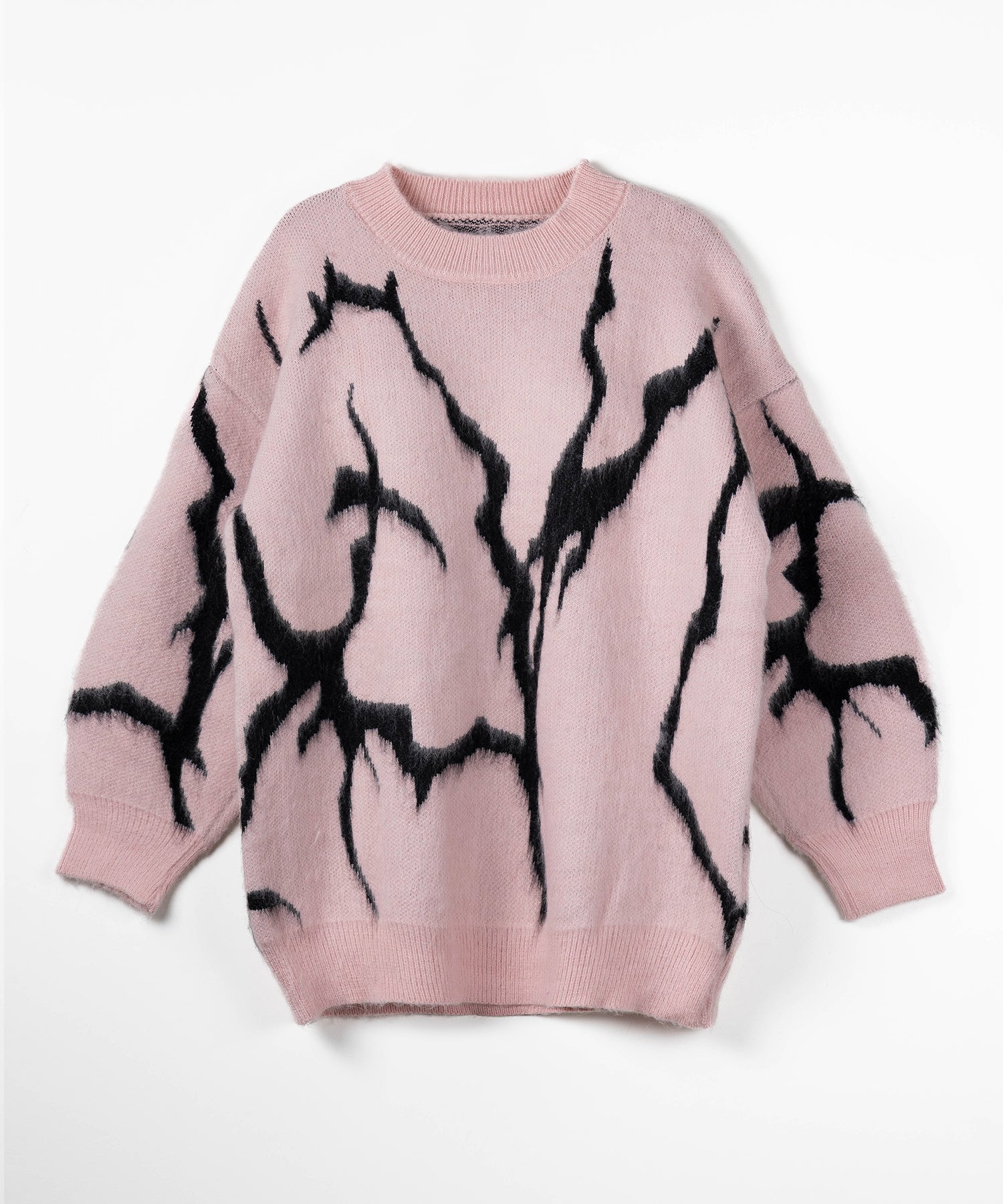 【 ３color 】CRACK モヘアライクオーバーニット ／ CRACK mohair-like over knit