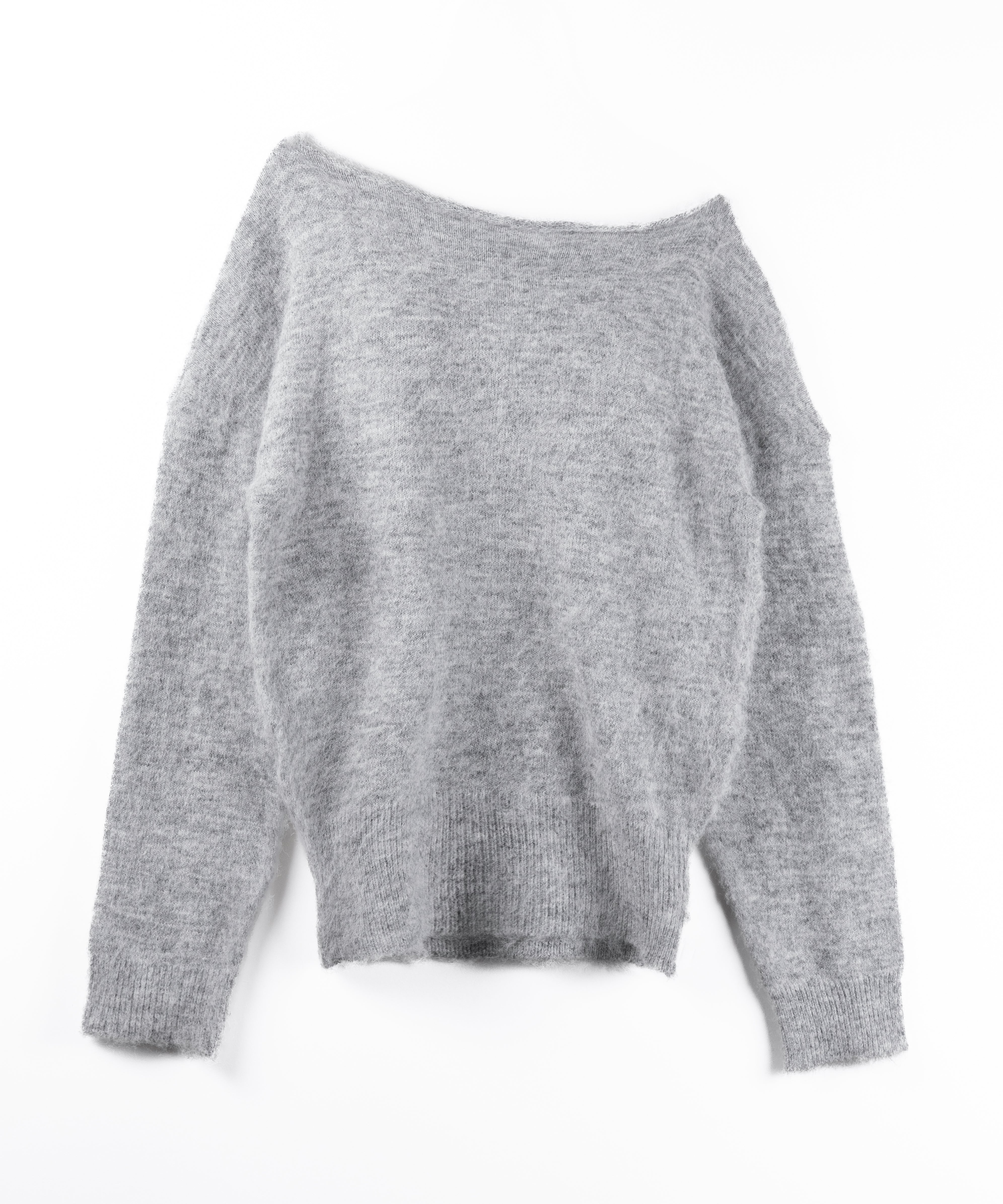 オフショルダーレディニットミニワンピース ／ off shoulder lady knit mini onepiece