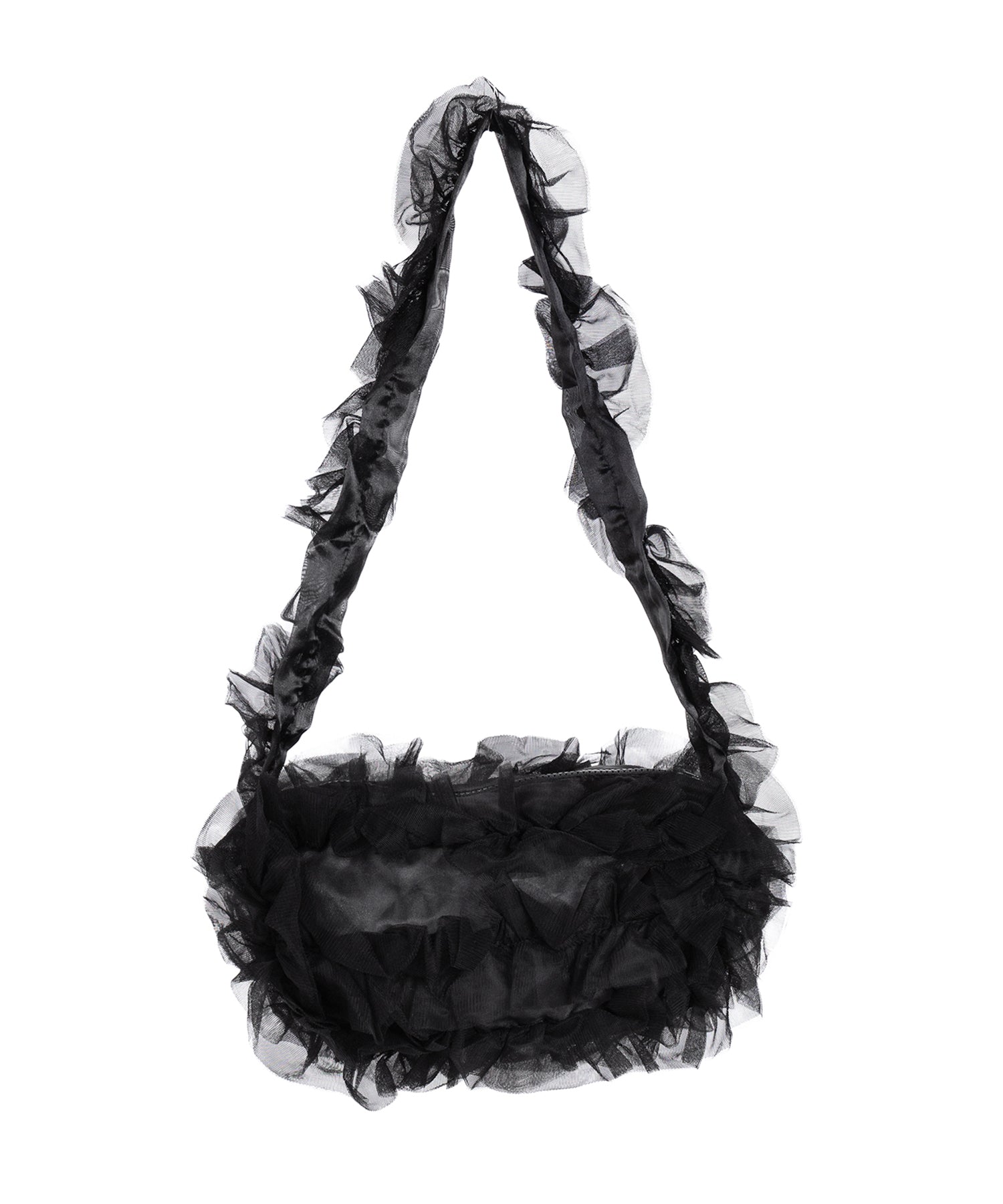 チュールフリルショルダーボディバッグ／ tulle frill shoulder body bag