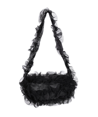 チュールフリルショルダーボディバッグ／ tulle frill shoulder body bag