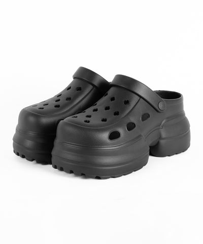 厚底クロッグサンダル ／ Platform clog sandals