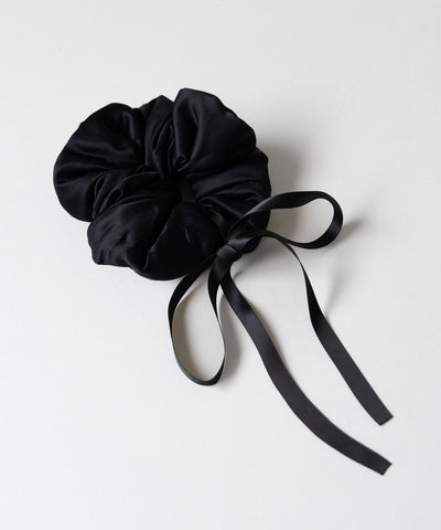 【 ２color 】ブラックリボンシュシュ ／ black ribbon chouchou