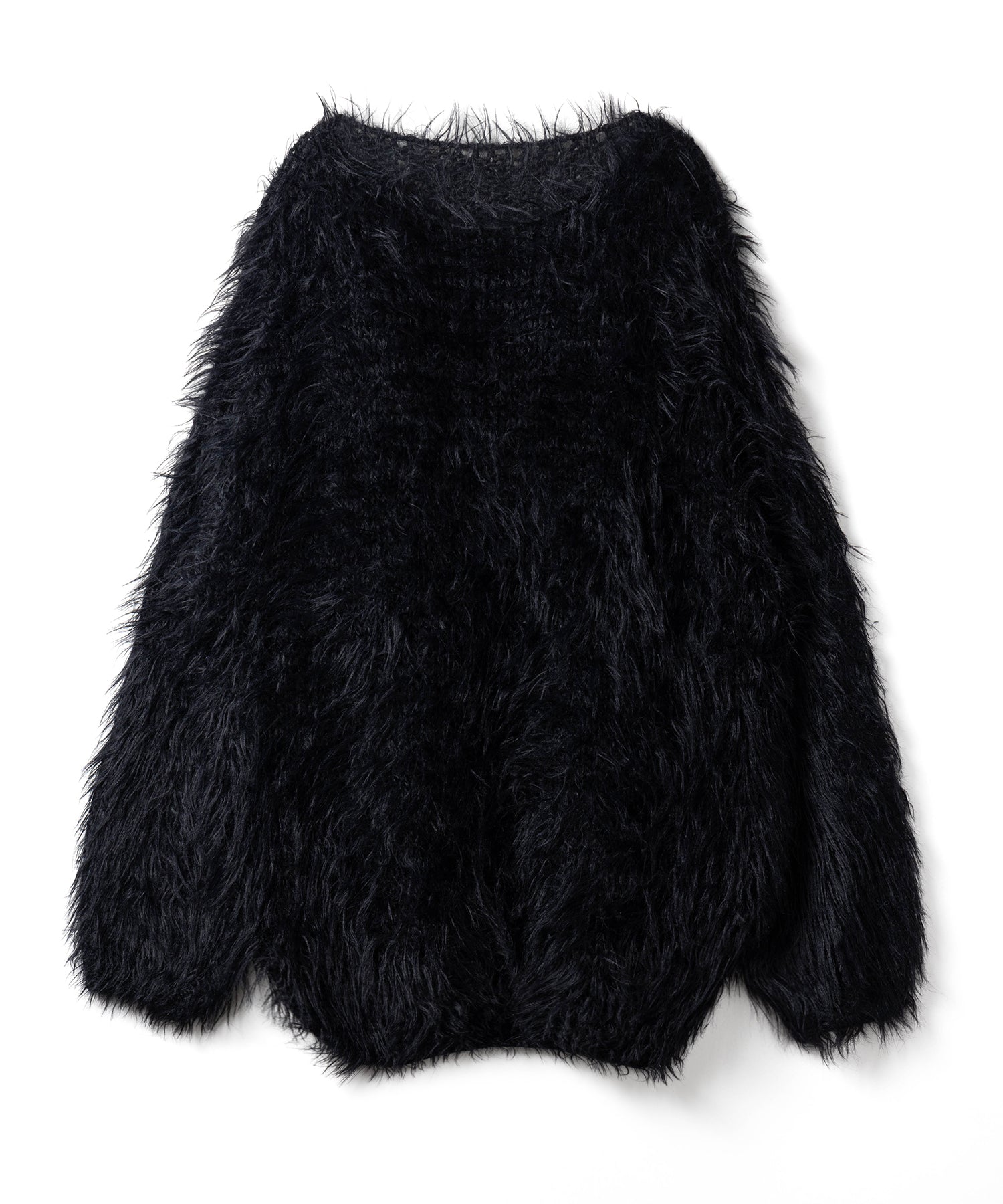 【 ３color 】フラッフィーシャギーボリュームニットミニワンピース ／ fluffy shaggy volume knit mini onepiece