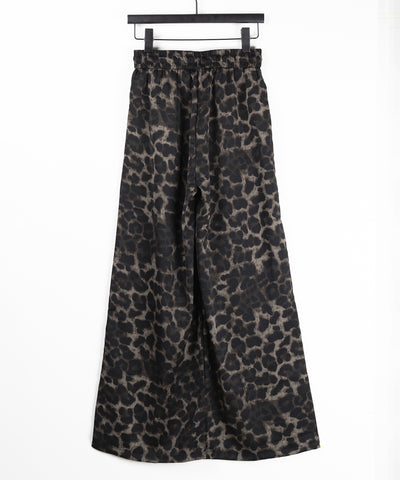 ヴィンテージレオパードリラクシーワイドイージーパンツ ／ vintage reopard relaxy wide easy pants