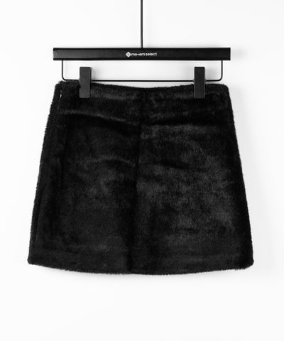 ハイウエストシャギータイトミニスカート ／ high waist shaggy tight mini skirt