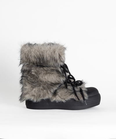 【 ２color 】ボリュームフェイクファーブーツ ／ volume fake fur boots