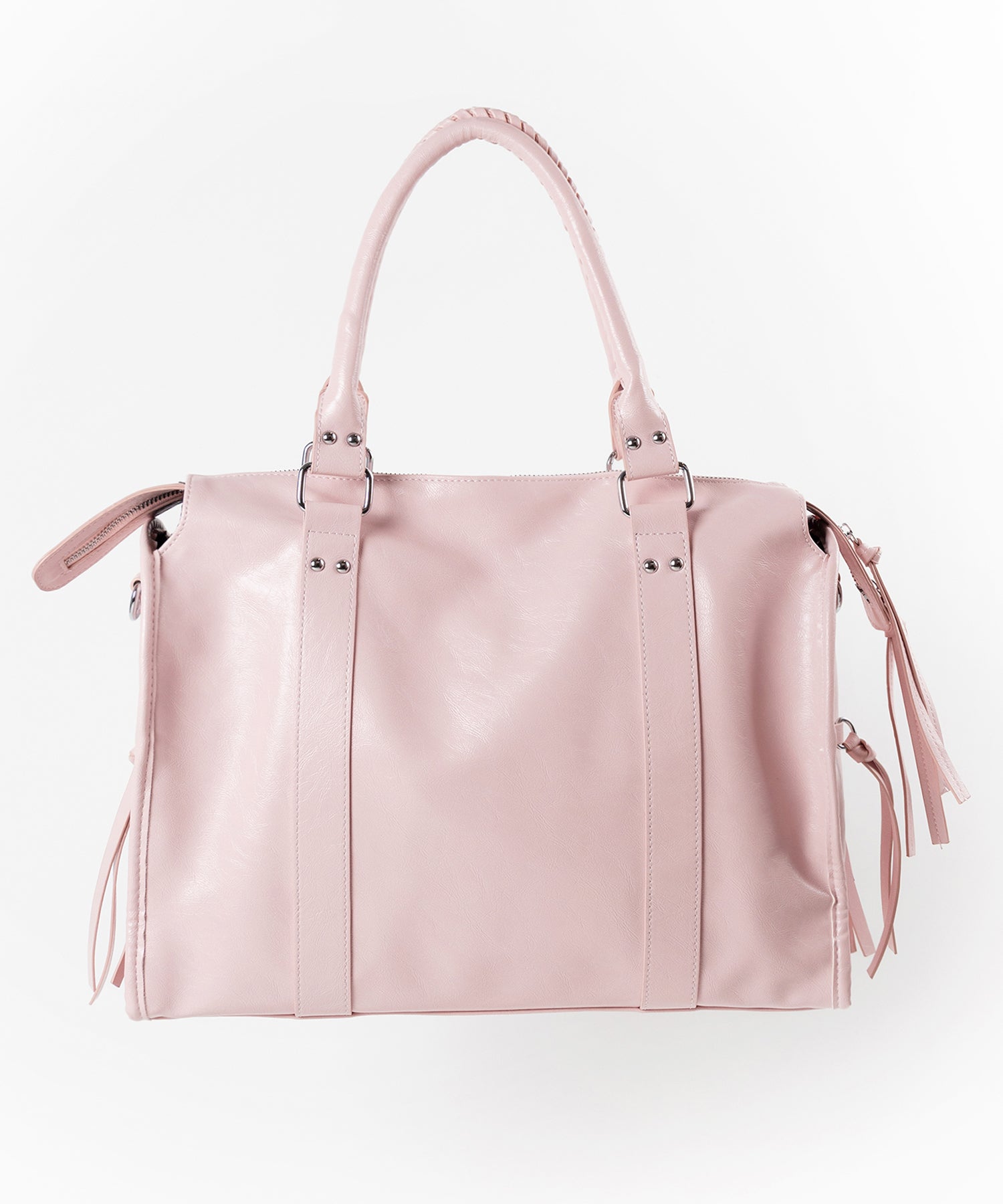 ヴィンテージフェイクレザーボストンエディターズバッグ ／ vintage fake leather boston editors bag