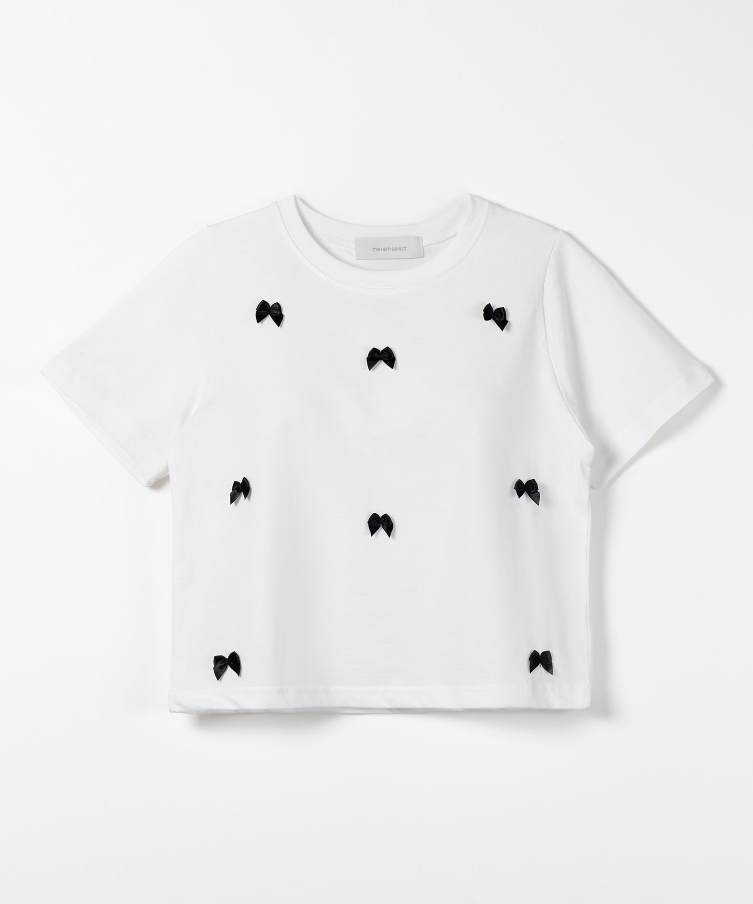 【 ４color 】ミニリボンバレエコアクロップドＴ ／ mini ribbon ballet core cropped Tee