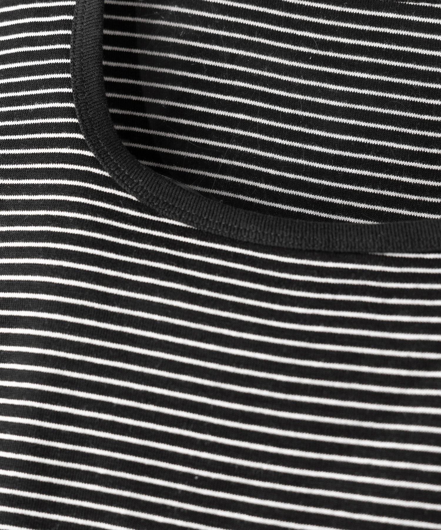 【 ２color 】ピンボーダースクエアネックショートＴシャツ ／ pin border square neck short T-shirt