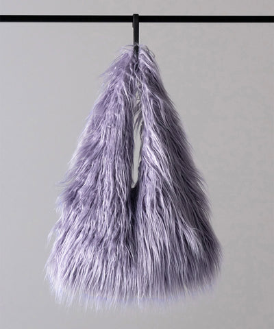 【 ５color 】シャギーファーワンハンドルショルダーバッグ ／ shaggy fur onehandle shoulder bag