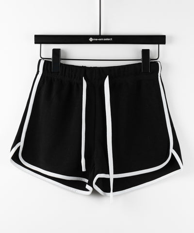 【 ３color 】サイドラインパイピングスウェットショートパンツ ／ sideline piping sweat short pants