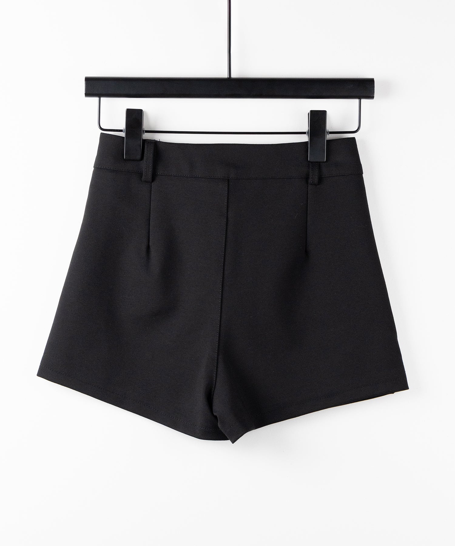 【 ２color ／４size 】ハイウエストタイトスパンショートパンツ ／ high waist tight span short pants