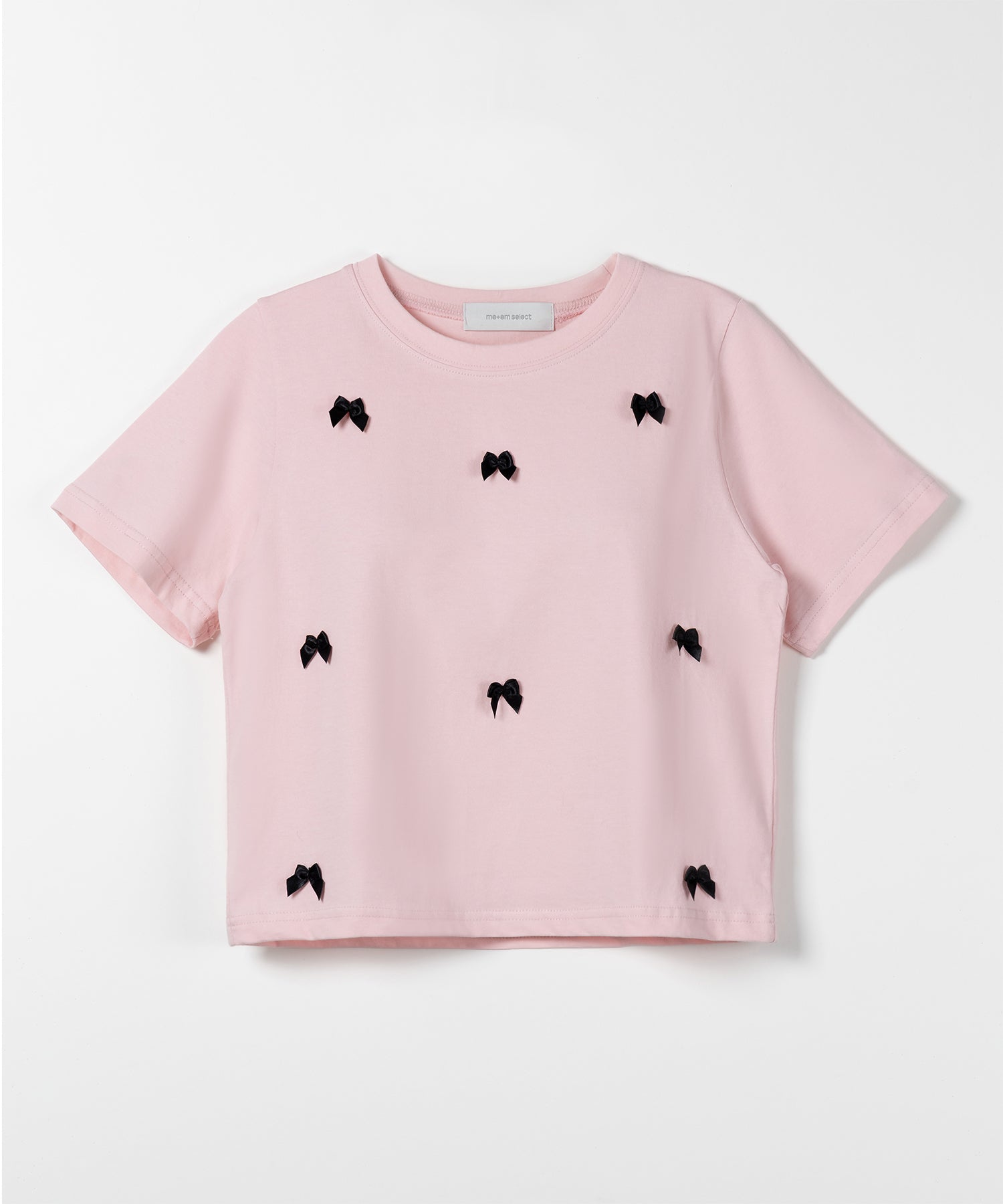 【 ４color 】ミニリボンバレエコアクロップドＴ ／ mini ribbon ballet core cropped Tee