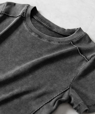 ヴィンテージショートリブＴシャツ ／ sideline vintage short lib T-shirt