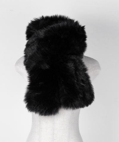 フェイクファーボリュームロングマフラー ／ fake fur volume long muffler