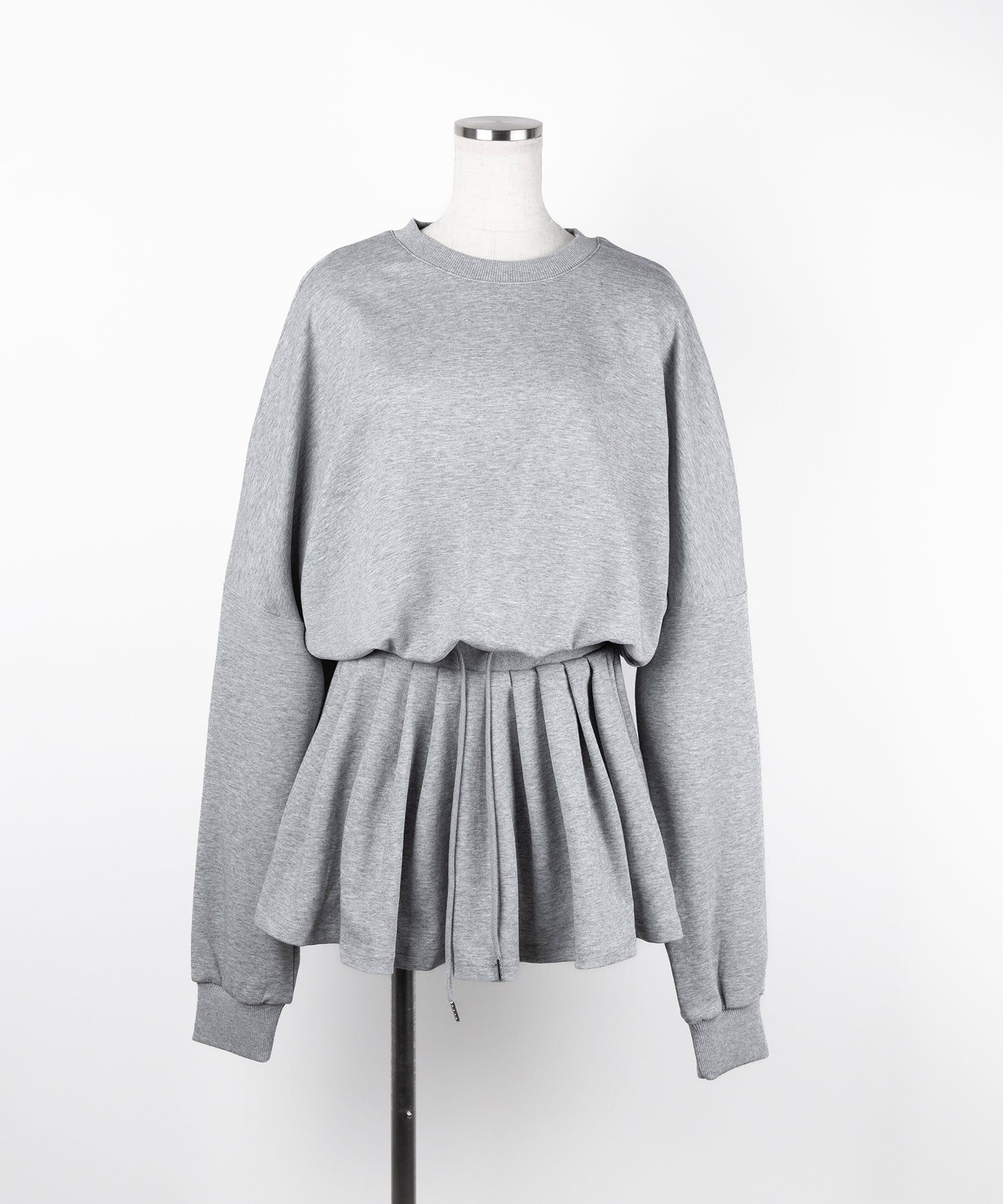 オーバースウェットフレアミニワンピース ／ over sweat flare mini onepiece