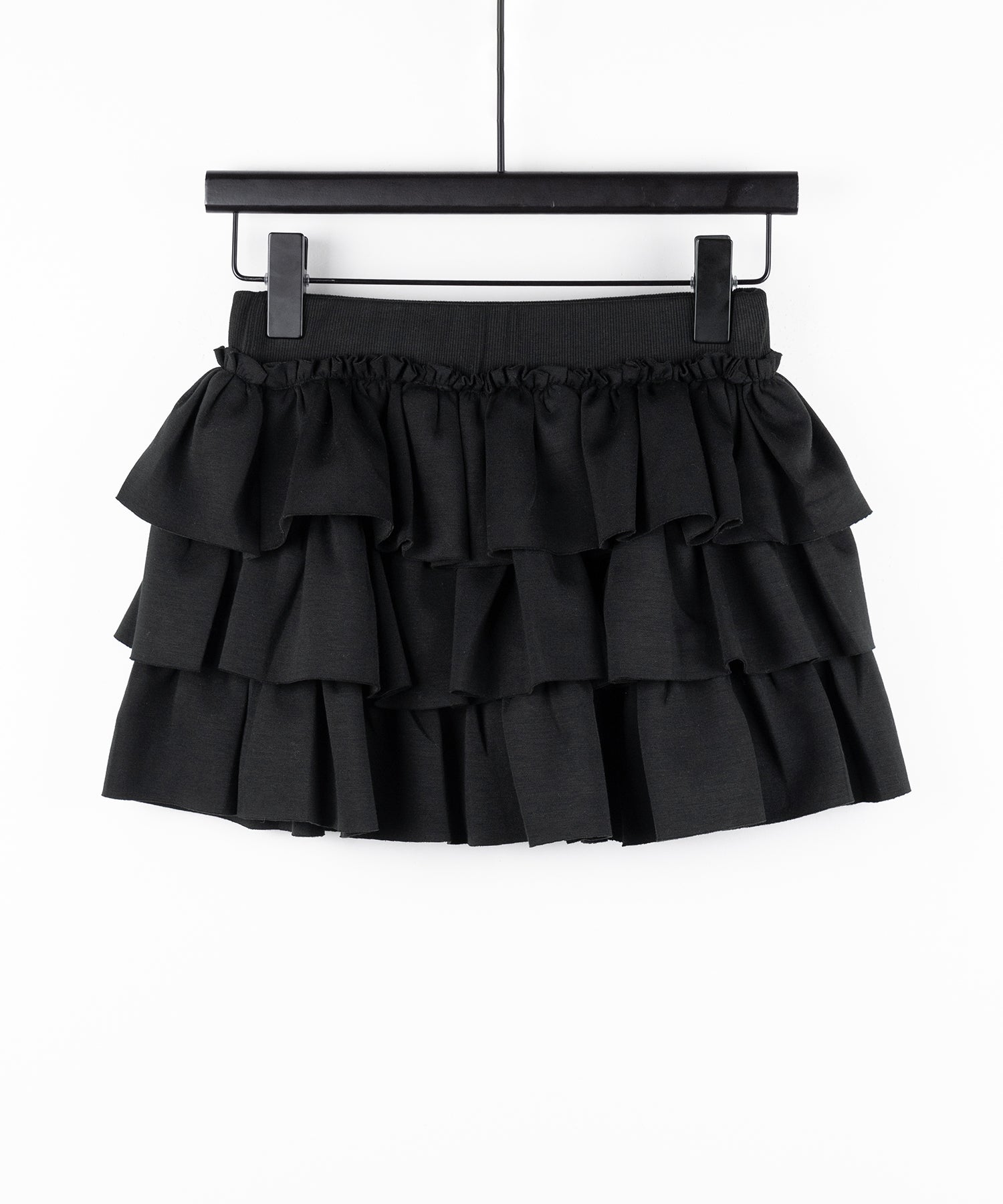 ティアードフリルカットソーミニスカート ／ tiered frill cut and sew mini skirt