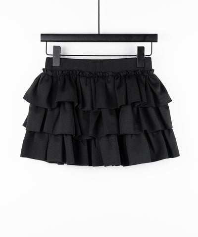 ティアードフリルカットソーミニスカート ／ tiered frill cut and sew mini skirt