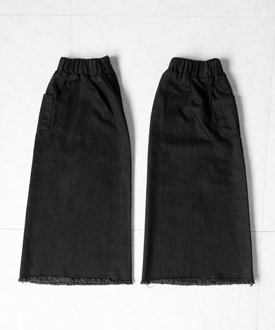 【 セットアップ着用可能 】ヴィンテージケミカルブリーチデニムレッグカバー ／ vintage chemical bleach denim leg cover
