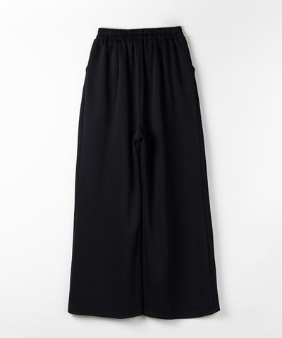【 セットアップ可能 】ラインストーンロゴワイドスウェットパンツ ／ Rhine stone logo wide sweatpants
