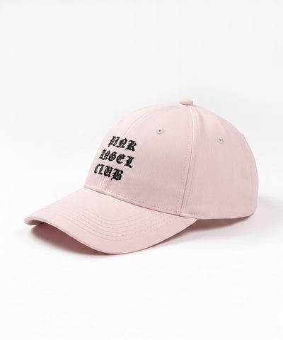 【 PINK ANGEL CLUB 】 GRUNGE LOGO embroidery CAP ／ グランジロゴ刺繍キャップ