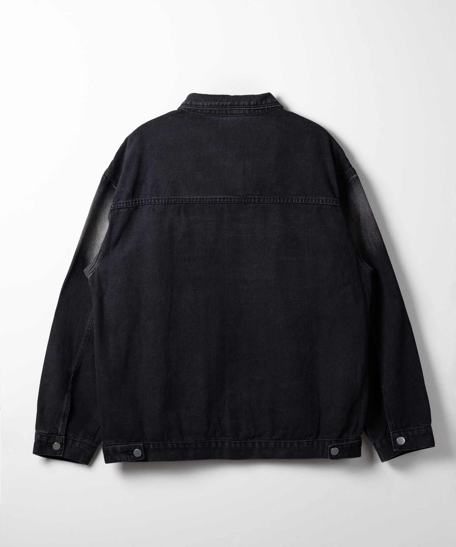 【 ２color ／ ２size 】グラデーションヴィンテージウォッシュオーバーデニムジャケット ／ gradation vintage wash over denim jacket