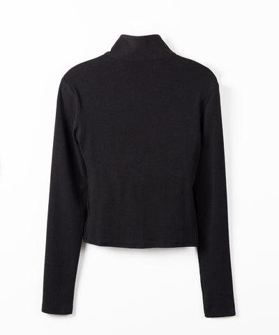 ナポレオンスタンドネックジップアップトップス ／ napoleon standneck zipup tops