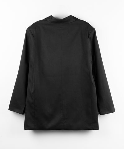 【 セットアップ 】オーバーサイズテーラードジャケット ＆ ハイウエストミニスカパン SET ／ oversize tailored jacket & high waist mini skirt pants SET