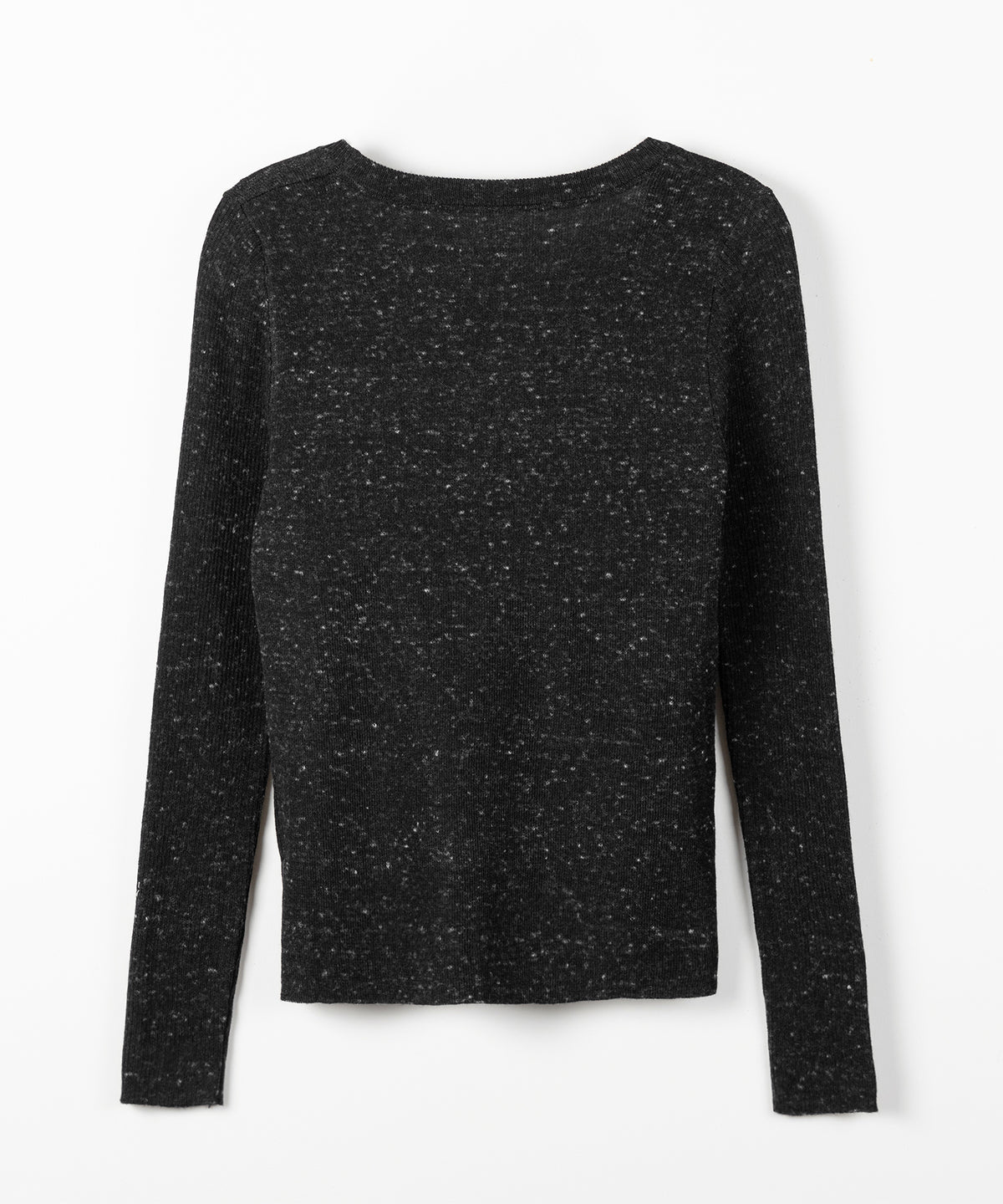 メランジネップルーズニットトップス ／ melange nep loose knit tops