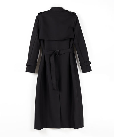 ウエストマークレディロングトレンチコート ／ waistmark lady long trench coat