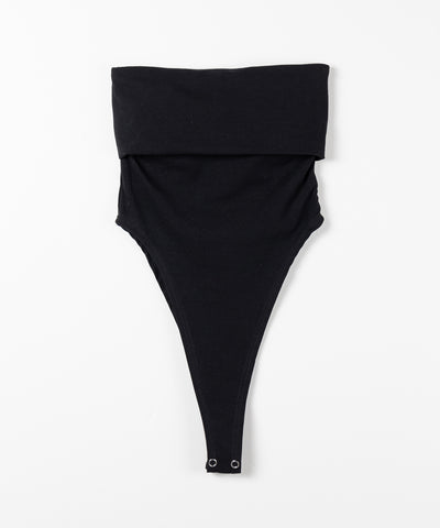 ボディスーツカットアウトベアトップ ／bodysuits cutout bare tops