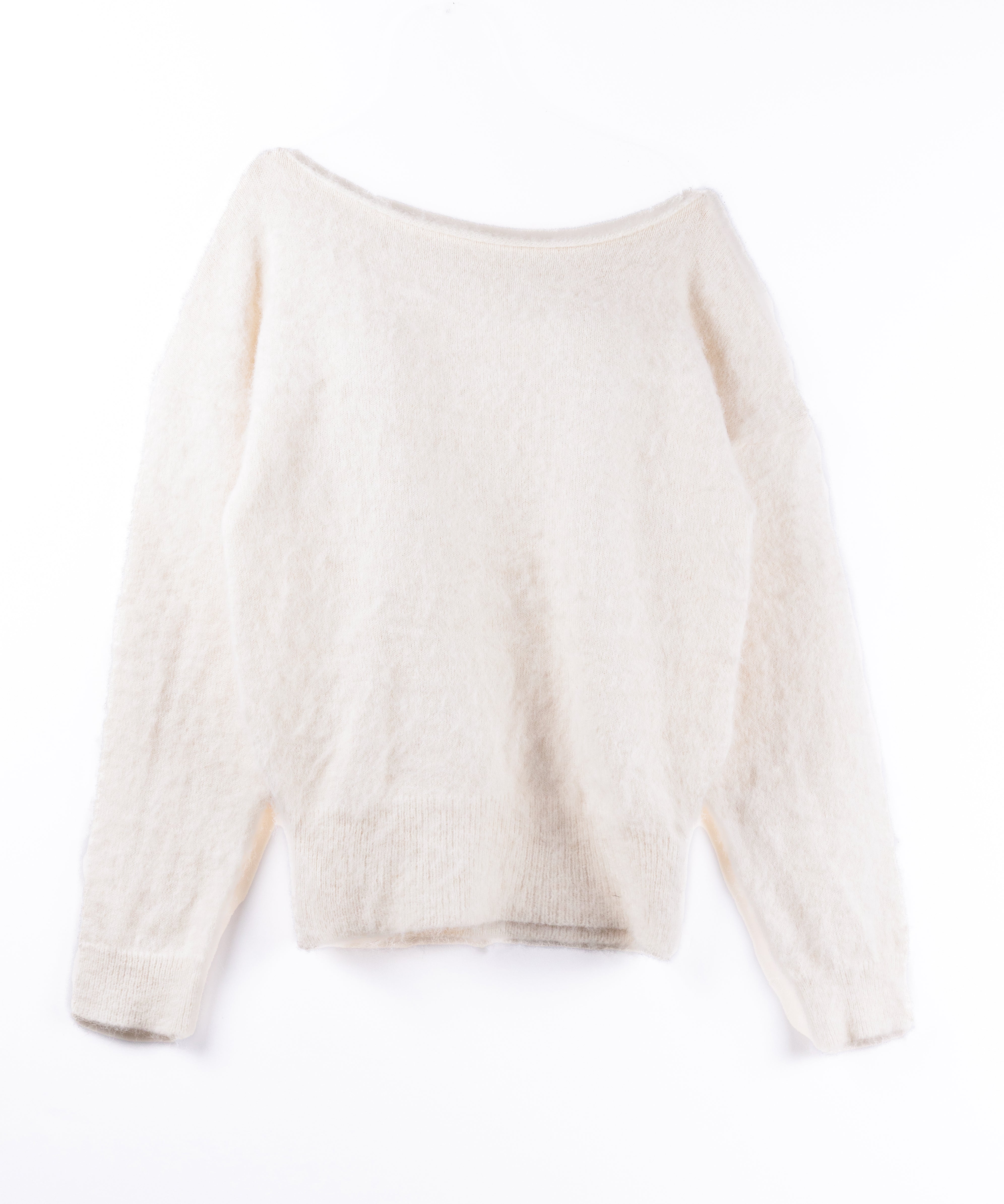 オフショルダーレディニットミニワンピース ／ off shoulder lady knit mini onepiece