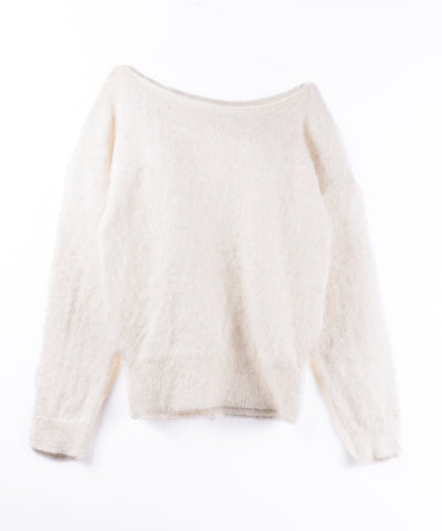 オフショルダーレディニットミニワンピース ／ off shoulder lady knit mini onepiece
