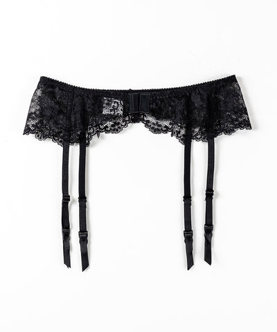 レースリボンストラップガーターベルト ／lace ribbon strap garter belt