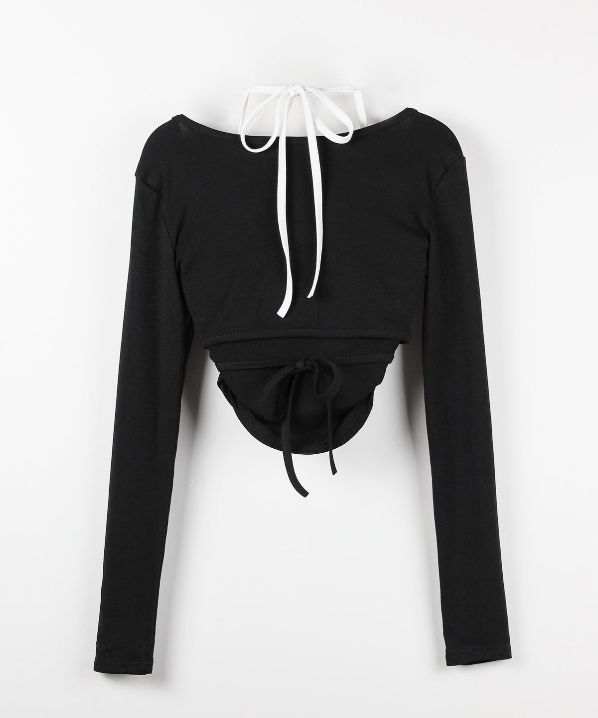 【２点セット 】２WAY クロスストラップショートカーディガン＋ ホルターリボンバイカラーキャミSET ／ 2WAY cross strap short cardigan + halter ribbon bicolor camisole SET