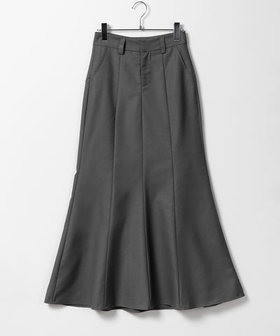 【 ３color ／ ３size 】 ハイウエストフレアロングマキシマーメイドスカート