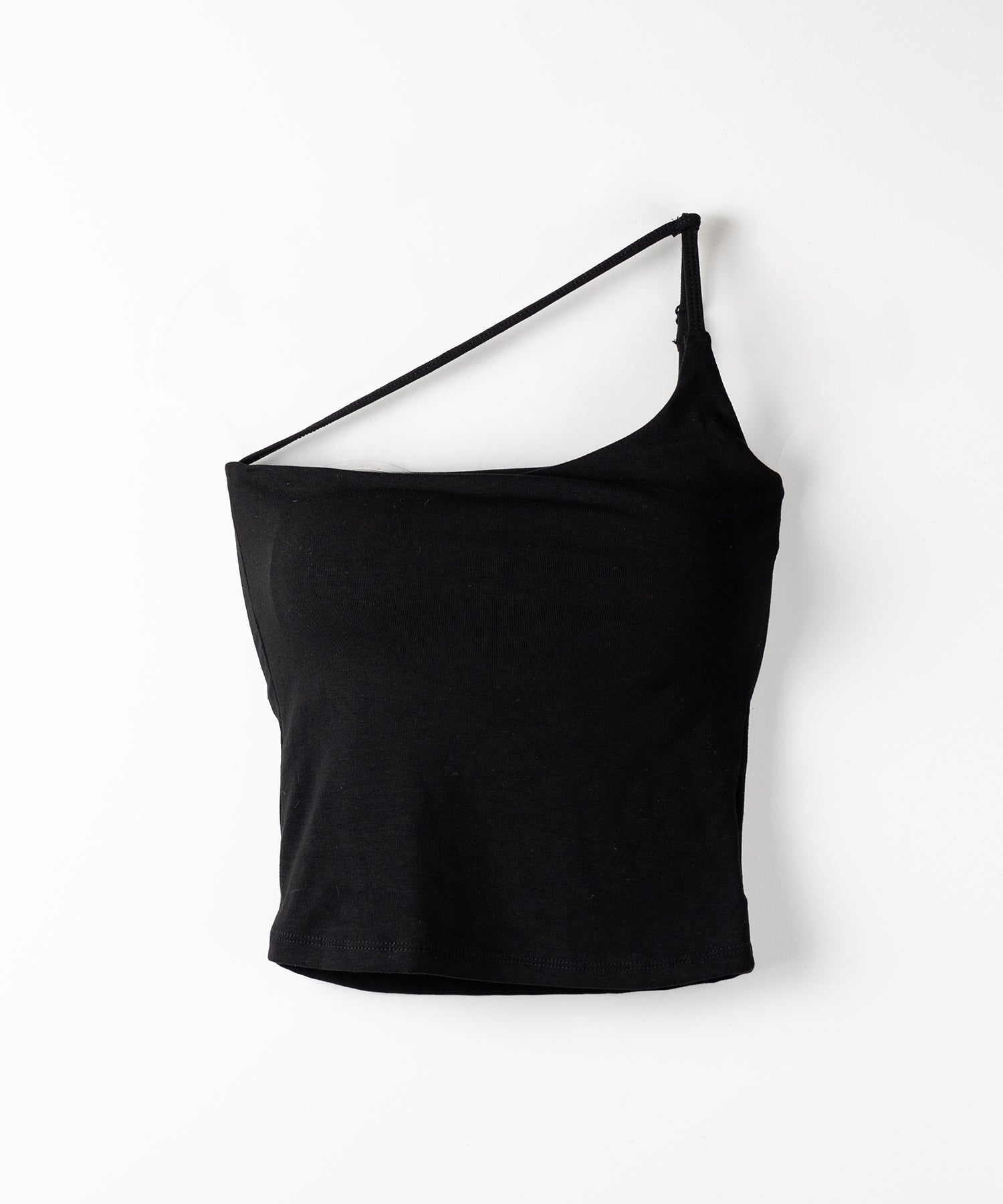 【 ３color ／ カップ付 】ラインストラップワンショルキャミソール ／ line strap one shoulder camisole
