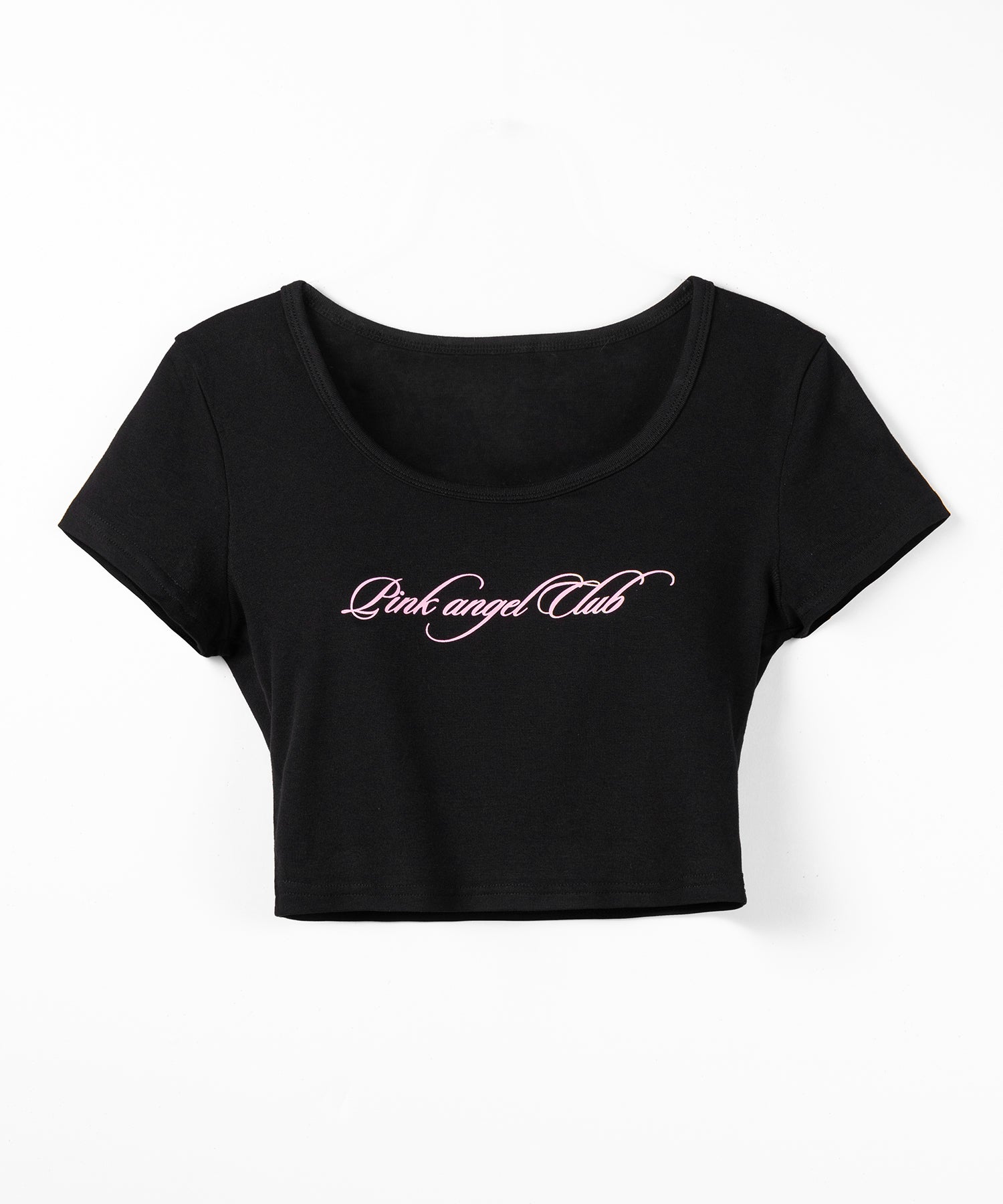 【 PINK ANGEL CLUB 】 レタリングロゴスクエアショートＴシャツ ／ PINK ANGEL CLUB lettering logo square short T-shirts