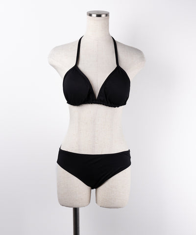 【 レディース水着／４点セット 】アシンメトリーラップレイヤードパレオハイウエストビキニ ／ ( 4piece set ) asymmetrical wrap layered pareo high waist bikini