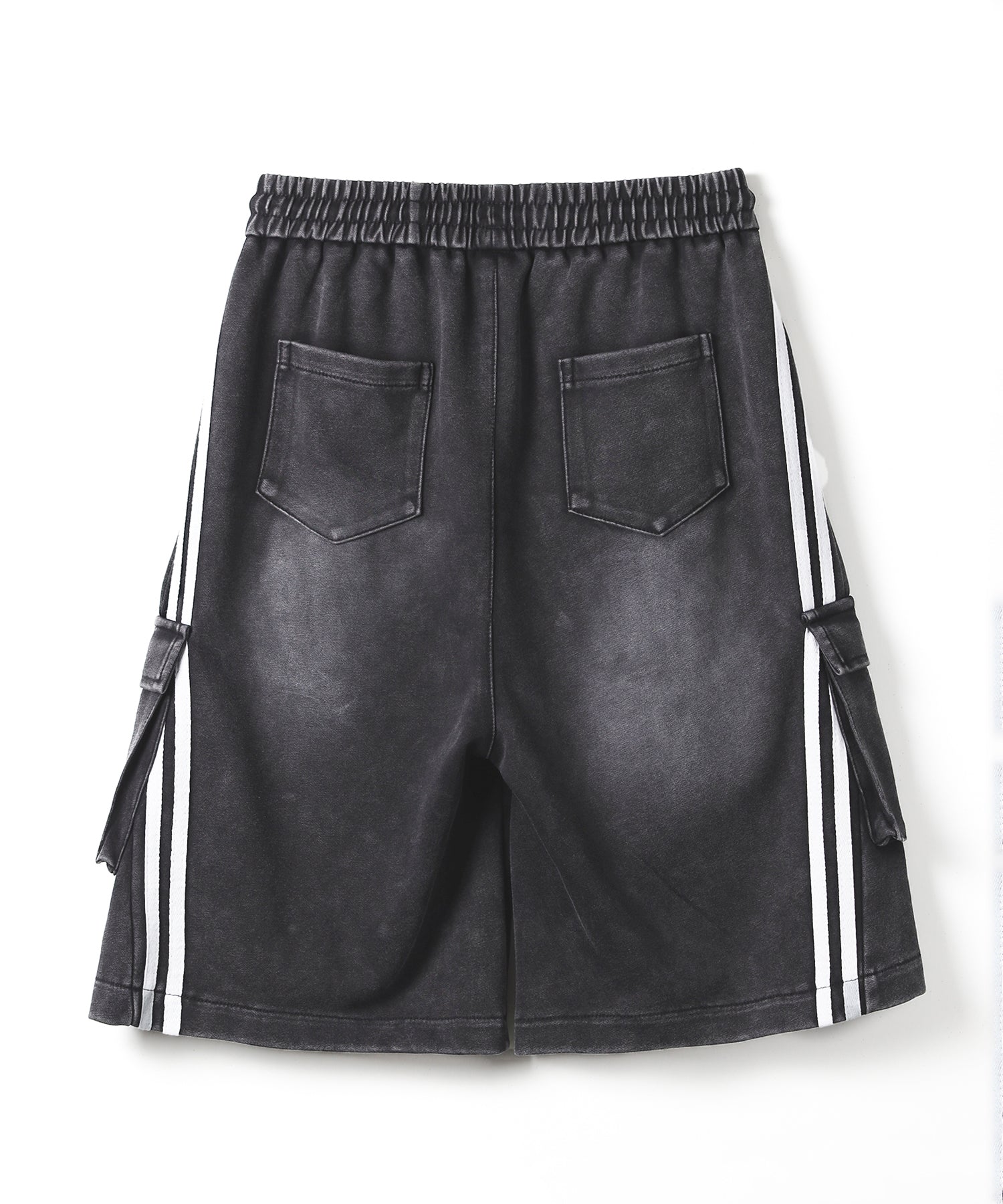 サイドラインヴィンテージワイドカーゴスウェットハーフパンツ / sideline vintage wide cargo sweat half pants