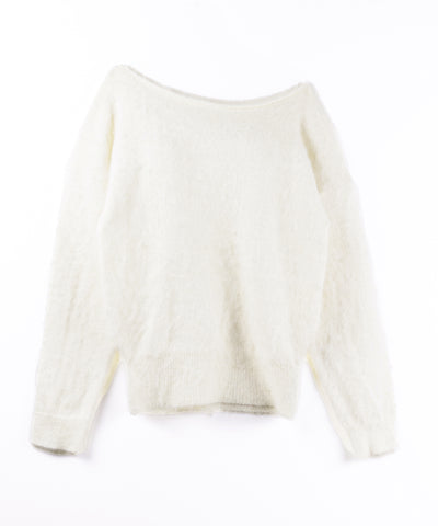 オフショルダーレディニットミニワンピース ／ off shoulder lady knit mini onepiece