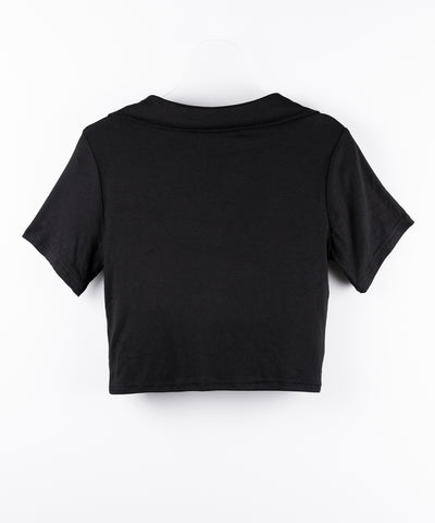 【 ２color 】M LOGO スキッパーショート半袖Tシャツ ／ M LOGO skipper neck short sleeve T-shirt