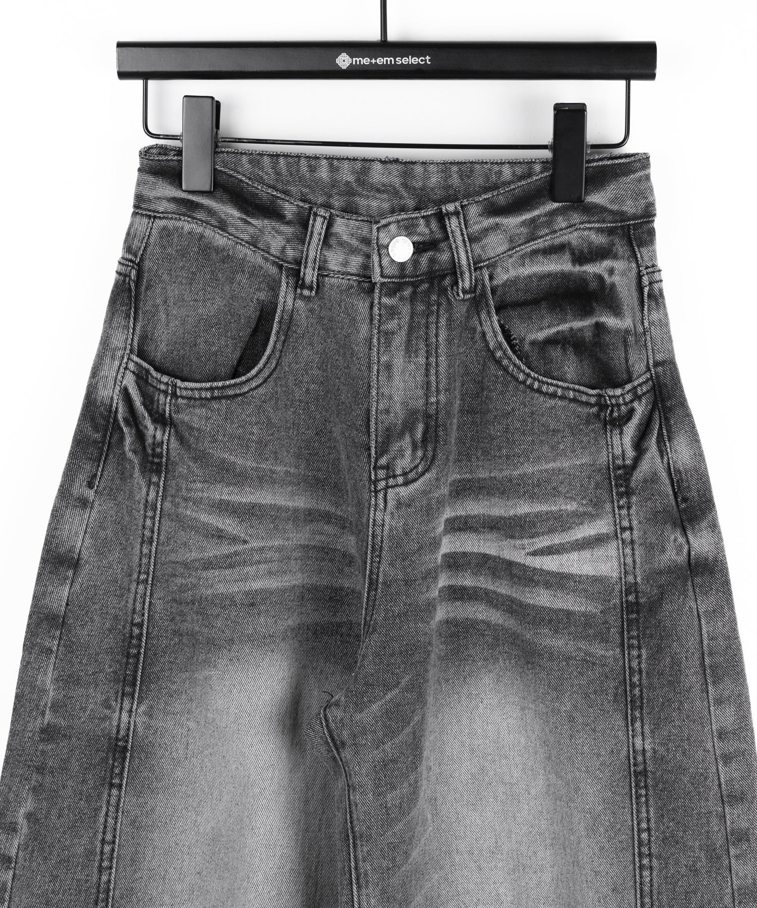 【 ３size 】ヴィンテージブラックウォッシュバルーンデニム ／ Vintage black wash balloon denim