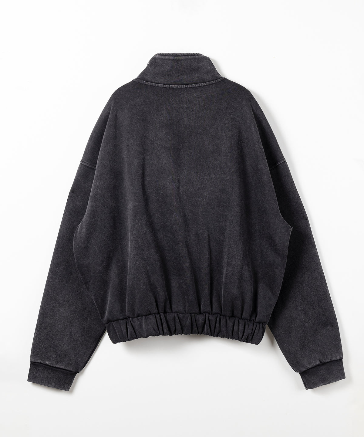 ピグメントヴィンテージジップアップオーバースウェットブルゾン ／ pigment vintage zipup over sweat blouson