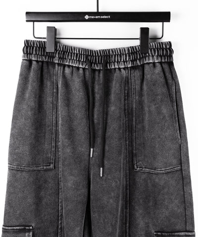 ピグメントヴィンテージヘビーワイドカーゴスウェットパンツ ／ pigment vintage heavy wide cargo sweatpants