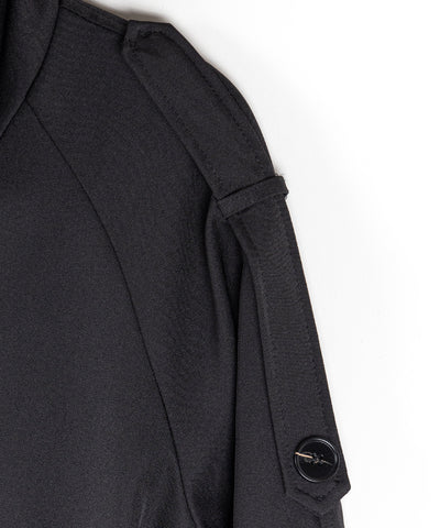 ２WAYスタンドカラーオーバーロングトレンチコート ／ 2WAY stand collar over long trench coat