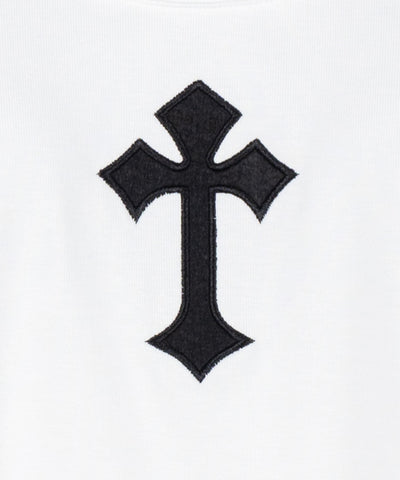 クロスパッチスーパーフィットスリムロンT ／ Cross-patch super fit slim long-sleeve T-Shirt