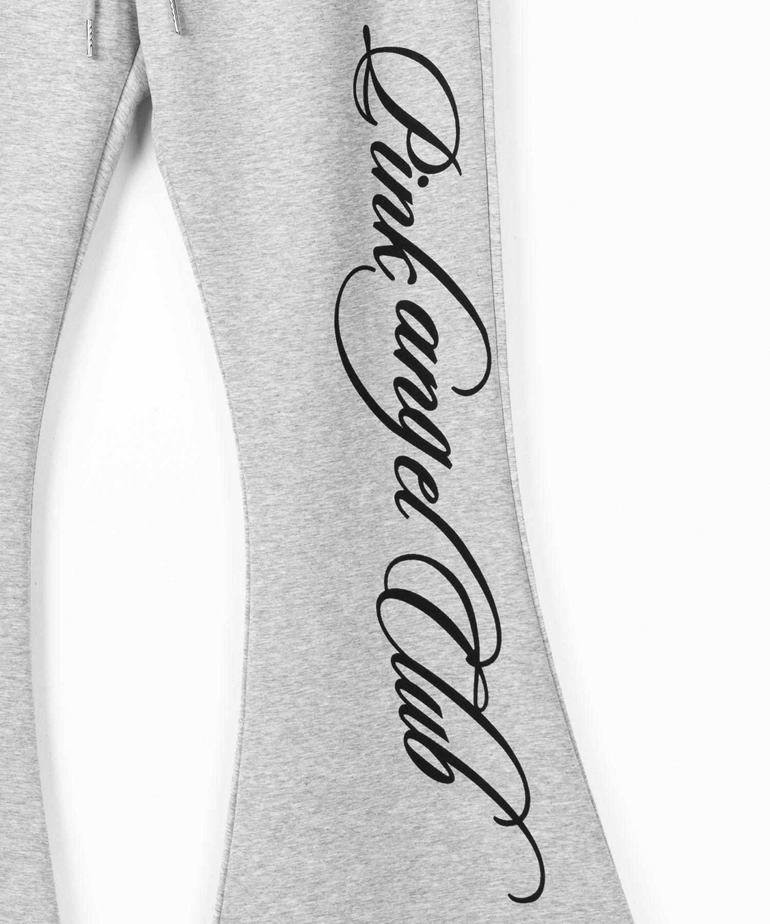 【 PINK ANGEL CLUB 】レタリングロゴスウェットフレアパンツ ／ PINK ANGEL CLUB lettering logo sweat flare pants