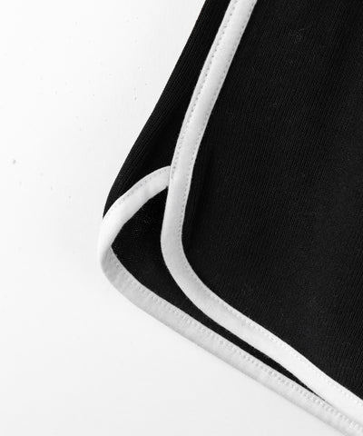 【 ３color 】サイドラインパイピングスウェットショートパンツ ／ sideline piping sweat short pants